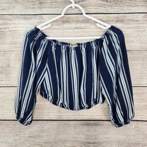 Show Me Your Mumu Off Shoulder Crop Top Small